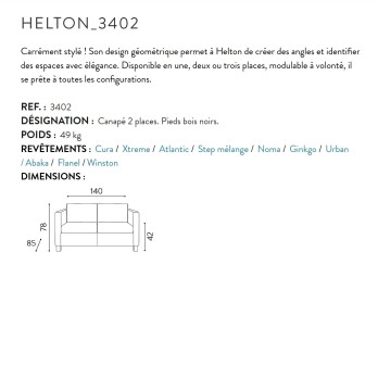 Canapé Helton 2Pl